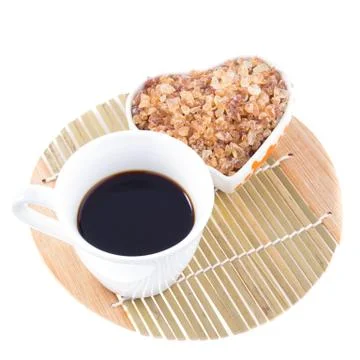 Coffee sugar Stock Photos