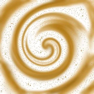 Coffee swirl background Illustrazione stock