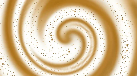 Coffee swirl loop Stock Footage 49671526