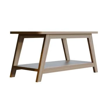 Coffee Table 3D Design Element Stock Illustration