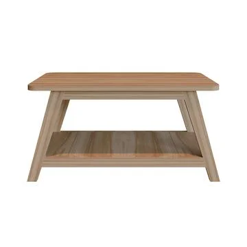 Coffee Table 3D Design Element Stock Illustration