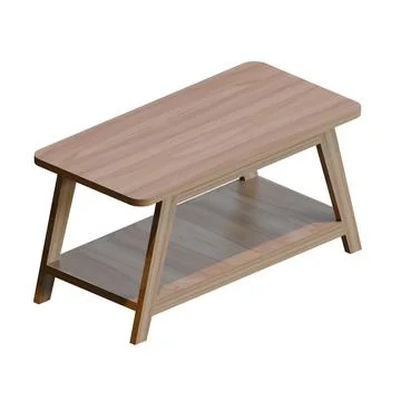 Coffee Table 3D Design Element Stock Illustration