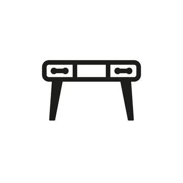Coffee table icon vector design templates simple and modern Stock Illustration