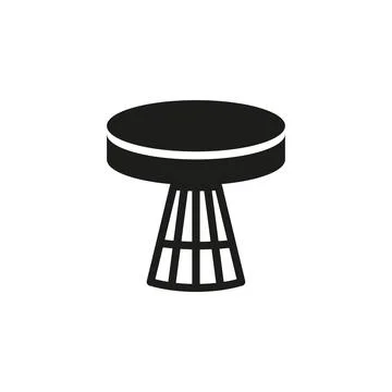 Coffee table icon vector design templates simple and modern Stock Illustration