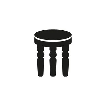 Coffee table icon vector design templates simple and modern Stock Illustration