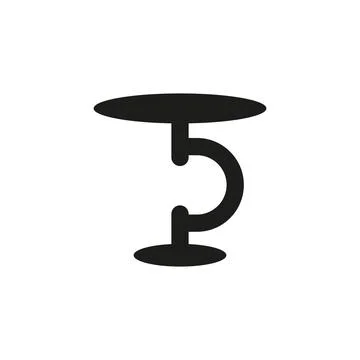 Coffee table icon vector design templates simple and modern Stock Illustration