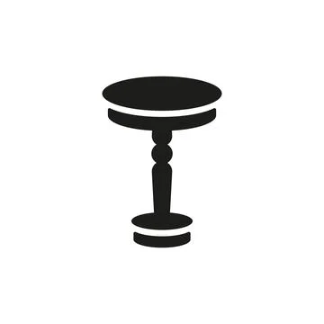 Coffee table icon vector design templates simple and modern Stock Illustration