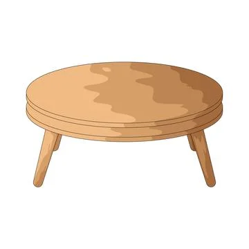 Coffee Table illustration Stock Illustration
