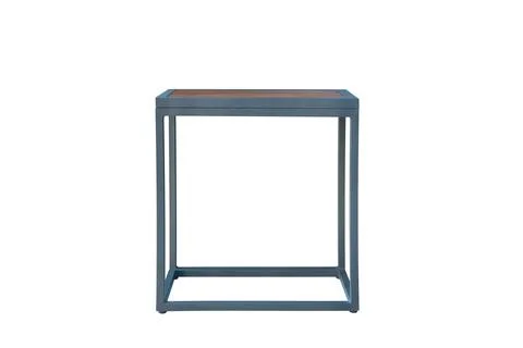 Coffee table isolated on white background. outdoor furniture Stock Photos