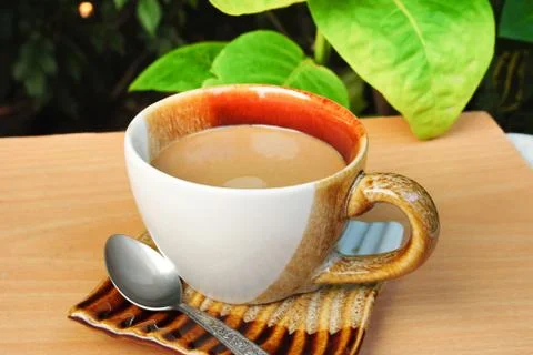 Coffee on table Stock Photos