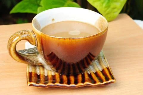 Coffee on table Stock Photos