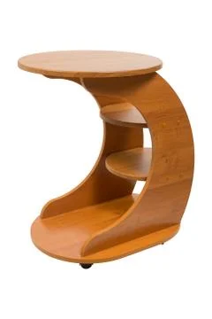 Coffee table on a white background, isolate Stock Photos