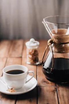 Coffee tabletop scene Stock Photos