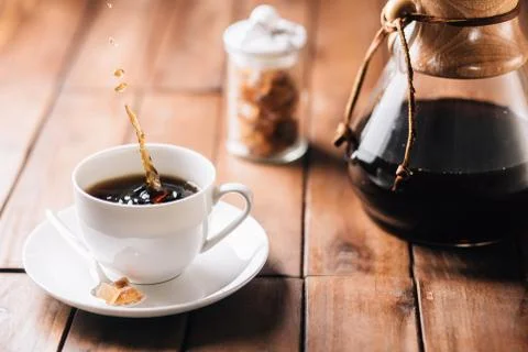 Coffee tabletop scene Stock Photos