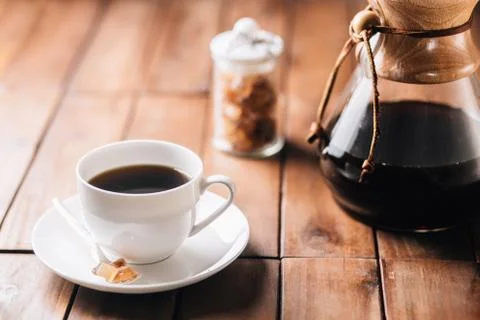 Coffee tabletop scene Stock Photos