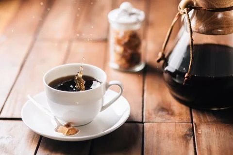 Coffee tabletop scene Stock Photos