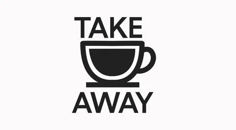 Coffee Take Away Icon. Stock Illustration