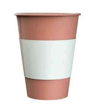Coffee in takeaway cup Stock Illustration