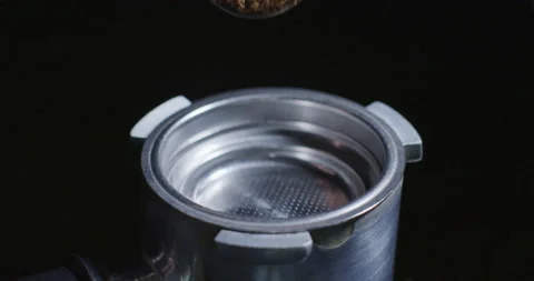 Coffee Tamper 5K RED Gemini Slow Motion Stock Footage 138024994