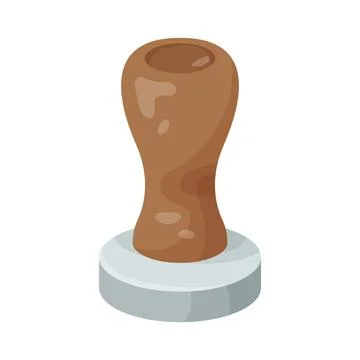 Coffee tamper Stock Illustration