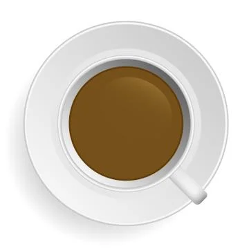 Coffee Tea Cup Vector Stock Illustration