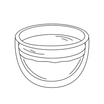 Coffee tea latte in doodle style. Icon for menu, coffee shop design. Healthy Stock Illustration