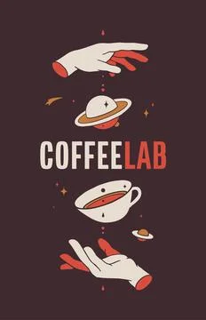 Coffee. Template Label, Logo, Tag. Vintage logo Stock Illustration