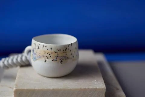 Coffee Testing Cup with studio light.. Stock Photos