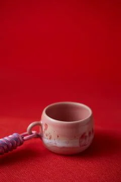 Coffee Testing Cup with studio light.. Stock Photos