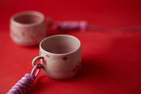Coffee Testing Cup with studio light.. Stock Photos