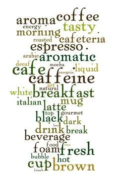 Coffee text cloud An image of nice coffee text cloud Copyright: xZoonar.co... Stock Photos