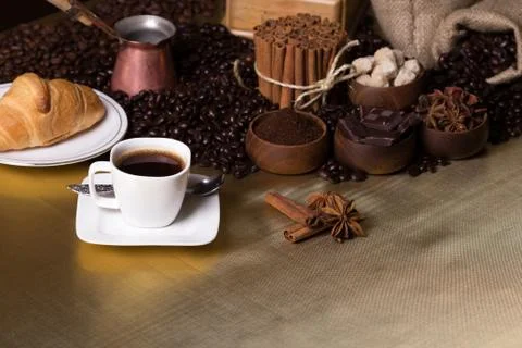 Coffee time background Foto stock