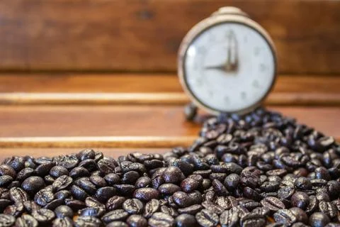 Coffee time. background Stock Photos