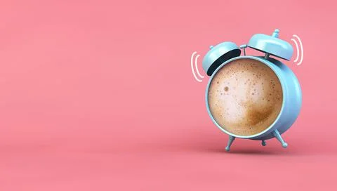 Coffee time break Stock Illustration