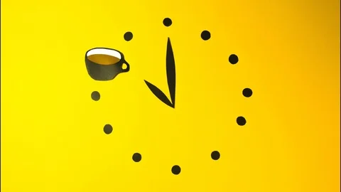 Coffee time drink time Stock Footage 118676778