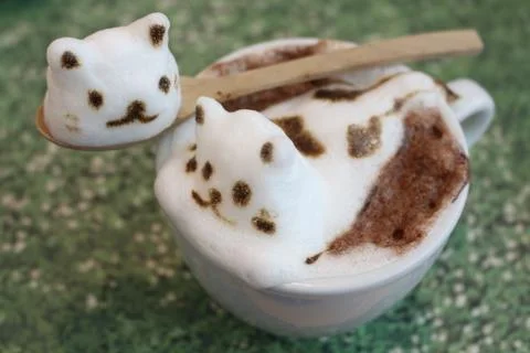 Coffee time handmade idea concept japan cafe Stock Photos