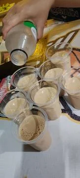 Coffee time with homemade coffee Stock Photos