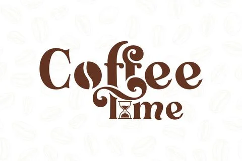 Coffee time-i like coffee t shirt Stock Illustration