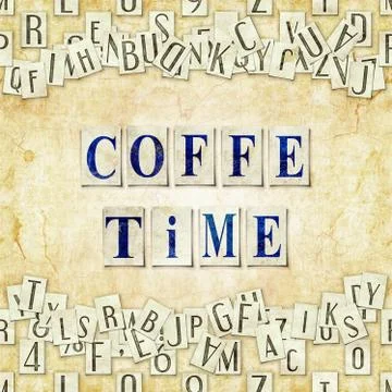 Coffee time Stock Illustration
