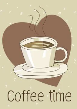 Coffee time Stock Illustration