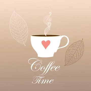 Coffee time Stock Illustration