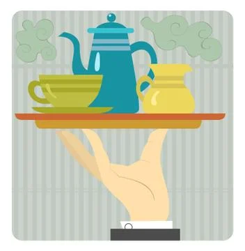Coffee time Stock Illustration