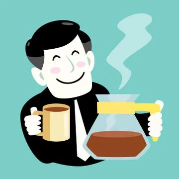 Coffee Time Stock Illustration