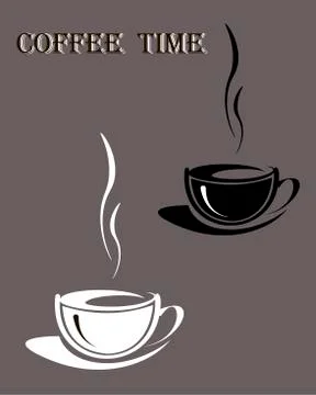 Coffee time Stock Illustration