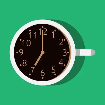 Coffee time Stock Illustration