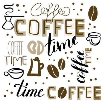 Coffee time Stock Illustration