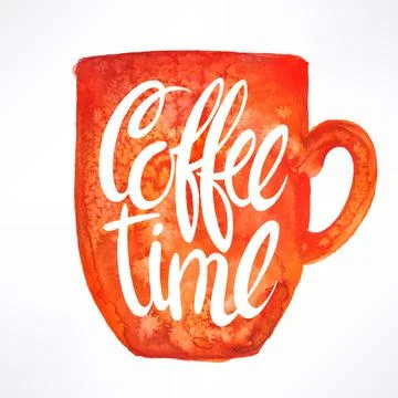 Coffee time Stock Illustration