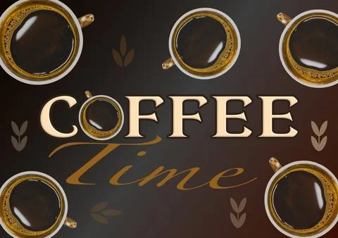 Coffee time Stock Illustration