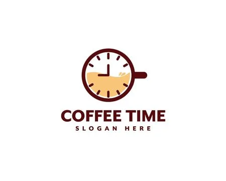 Coffee Time Logo for Brand	 Illustrazione stock