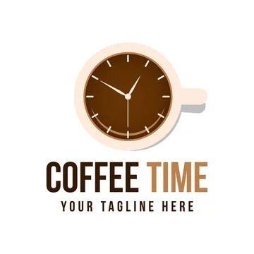 Coffee time logo concept Stock Illustration